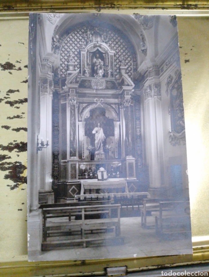 Postales: Postal de batea capilla del Sant&iacute;simo circulada - Foto 1