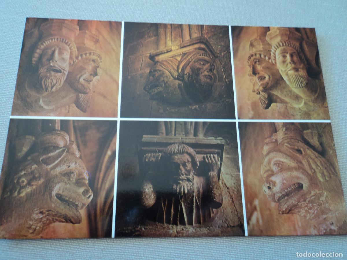 Postales: 8 santa maria de veruela, mensulas decoradas del claustro, ed. escudo de oro