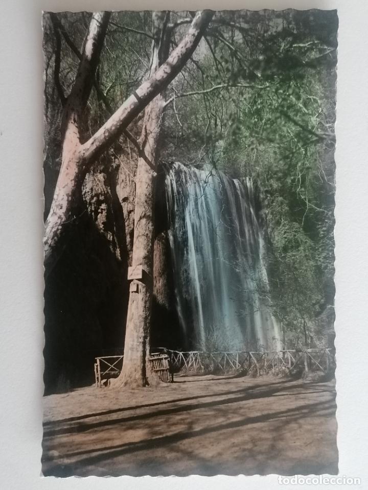 Postales: POSTAL MONASTERIO DE PIEDRA, CASCADA CAPRICHOSA, SIN CIRCULAR, A&Ntilde;OS 50