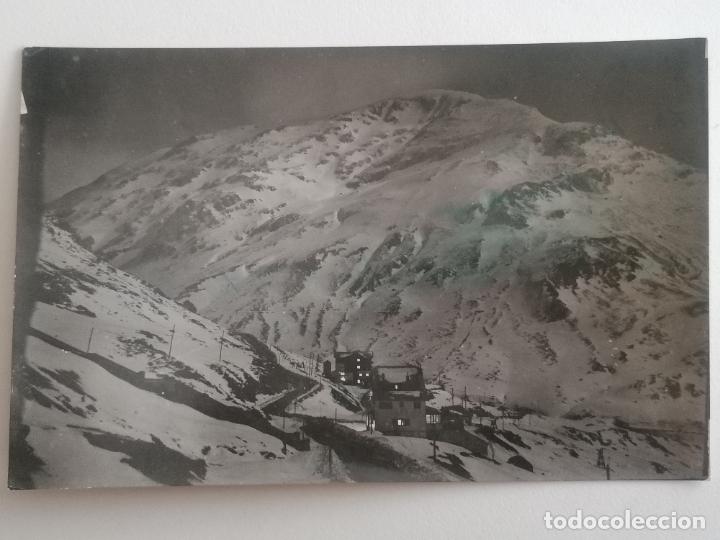 Postales: POSTAL CANFRANC, CANDANCHU, N&ordm; 30, VISTA DE LAS PISTAS DE NOCHE, CIRCULADA 1961