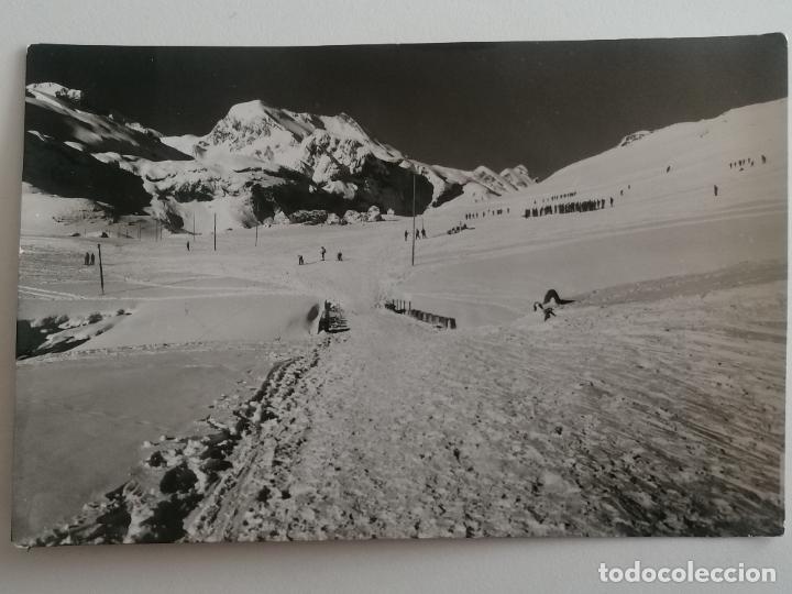Postales: POSTAL CANFRANC, CANDANCHU, PISTA GRANDE, N&ordm; 18, CIRCULADA 1960