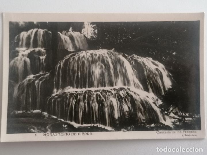 Postales: POSTAL MONASTERIO DE PIEDRA, N&ordm; 4, CASCADA DE LOS FRESNOS