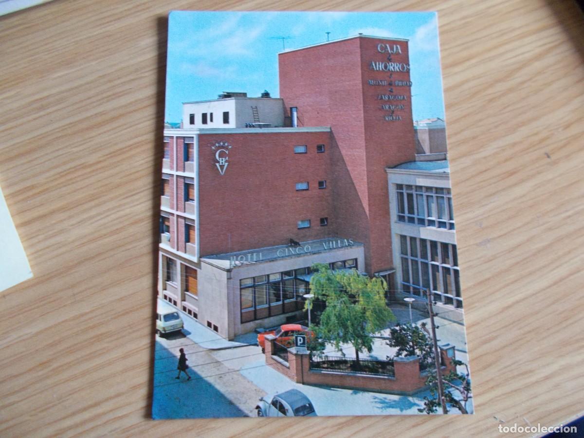 Postales: EJEA DE LOS CABALLEROS --ZARAGOZA -- HOTEL CINCO VILLAS