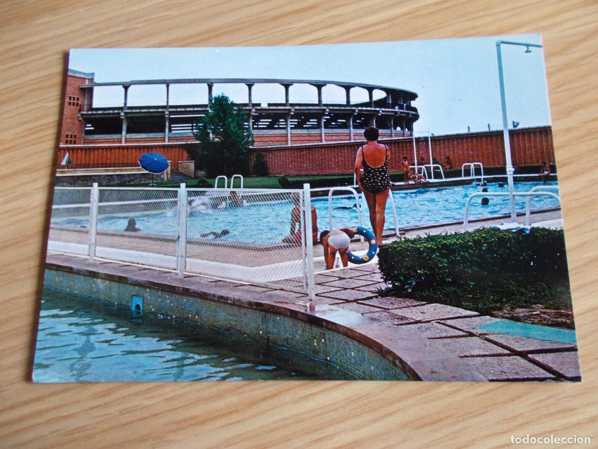 Postales: EJEA DE LOS CABALLEROS --ZARAGOZA -- PISCINA Y PLAZA DE TOROS