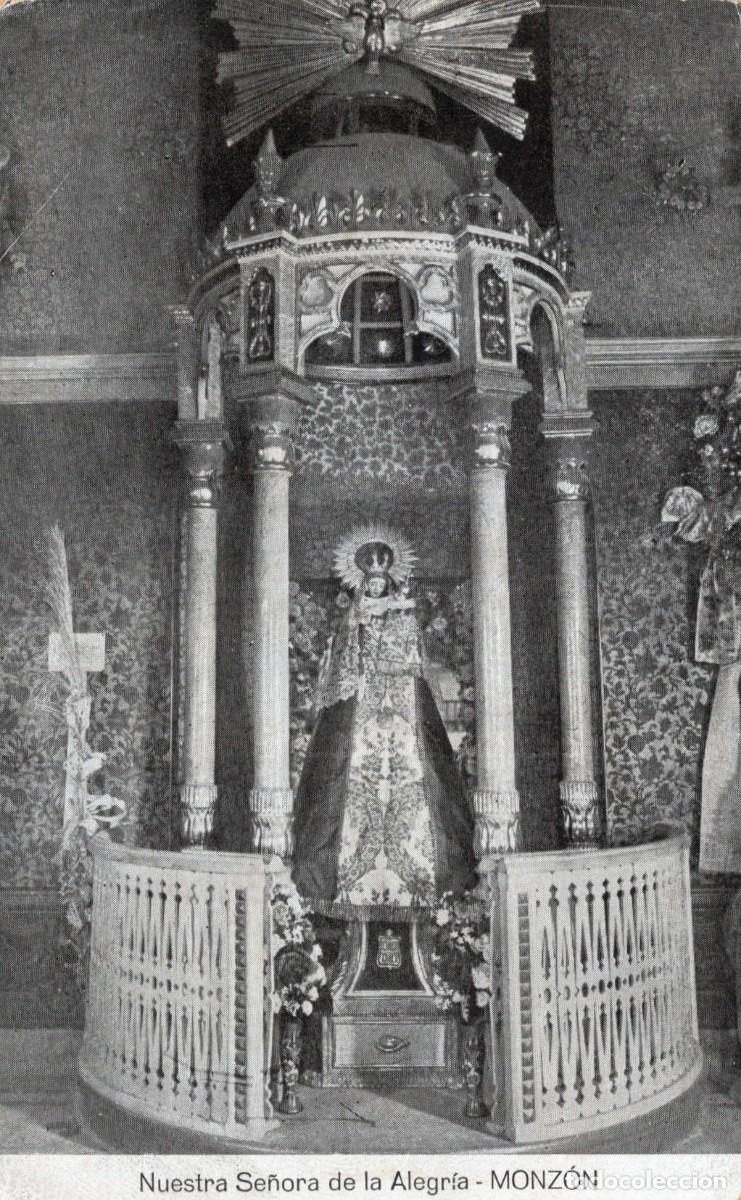 Postales: MONZON. NUESTRA SE&Ntilde;ORA DE LA ALEGRIA - Foto 1