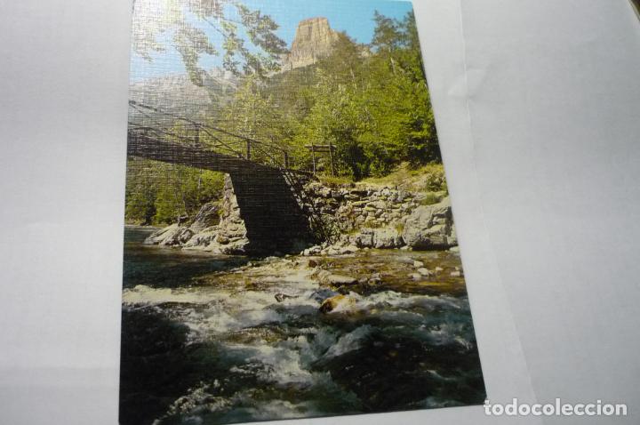 Postales: postal parque ordesa.-rio arazas fondo tozal del mallo cm