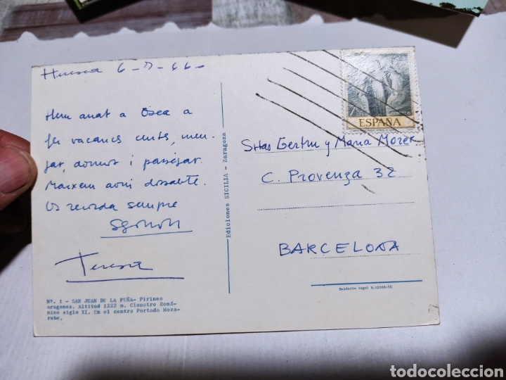Postales: Postal San Juan de la Pe&ntilde;a, claustro - Foto 2