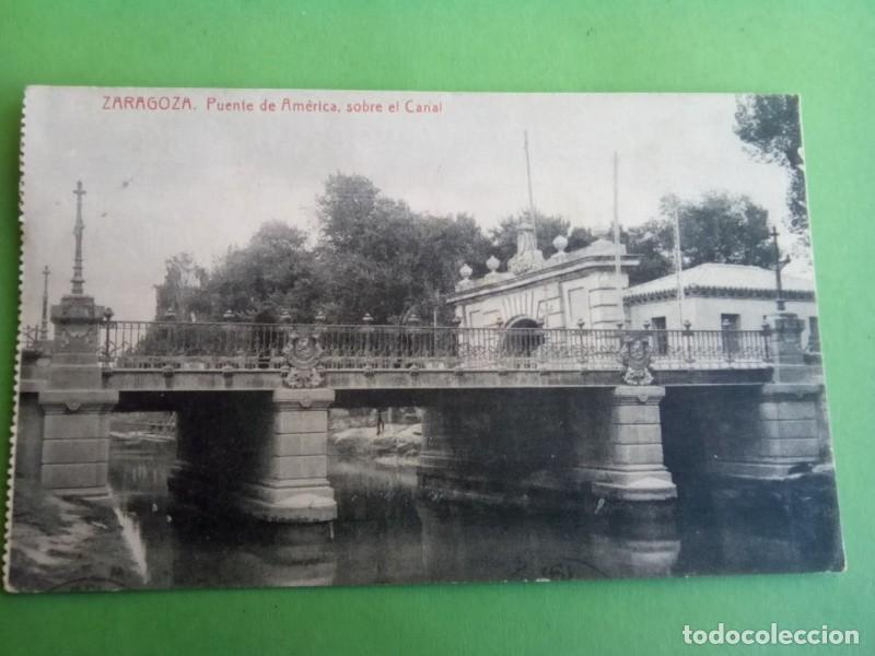Postales: ZARAGOZA , POSTAL ANTIGUA , BLANCO Y NEGRO - Foto 2