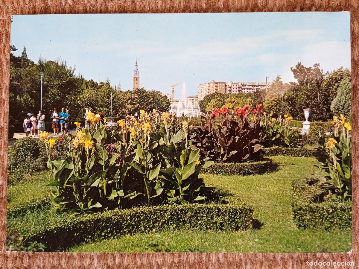 Postales: ZARAGOZA - PARQUE GENERAL PRIMO DE RIVERA - Foto 1
