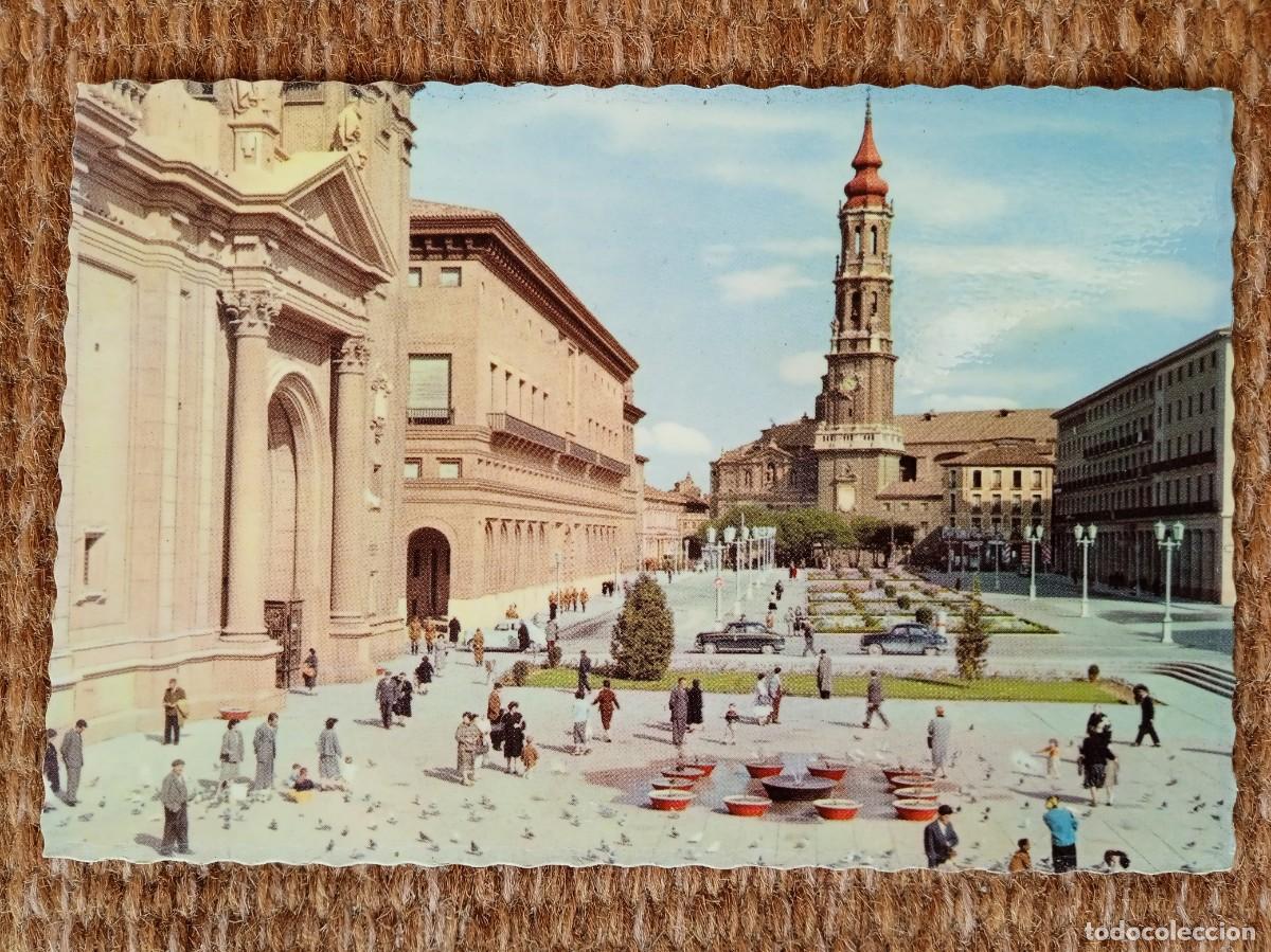 Postales: ZARAGOZA - PLAZA DEL PILAR - Foto 1