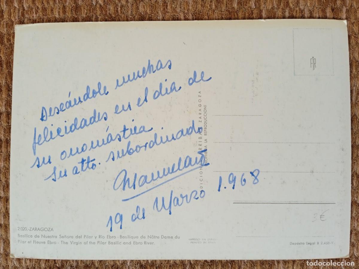 Postales: ZARAGOZA - BASILICA DEL PILAR - Foto 2