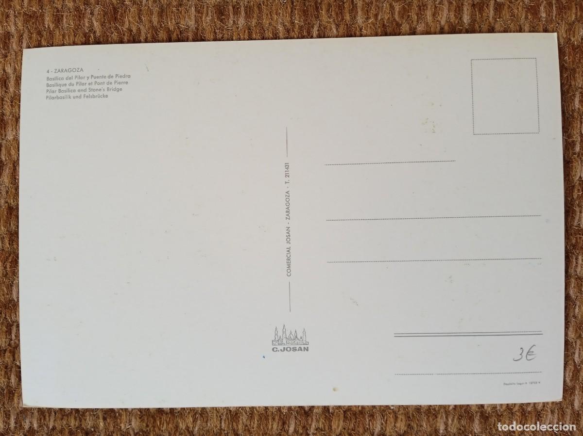 Postales: ZARAGOZA - BASILICA DEL PILAR - Foto 2