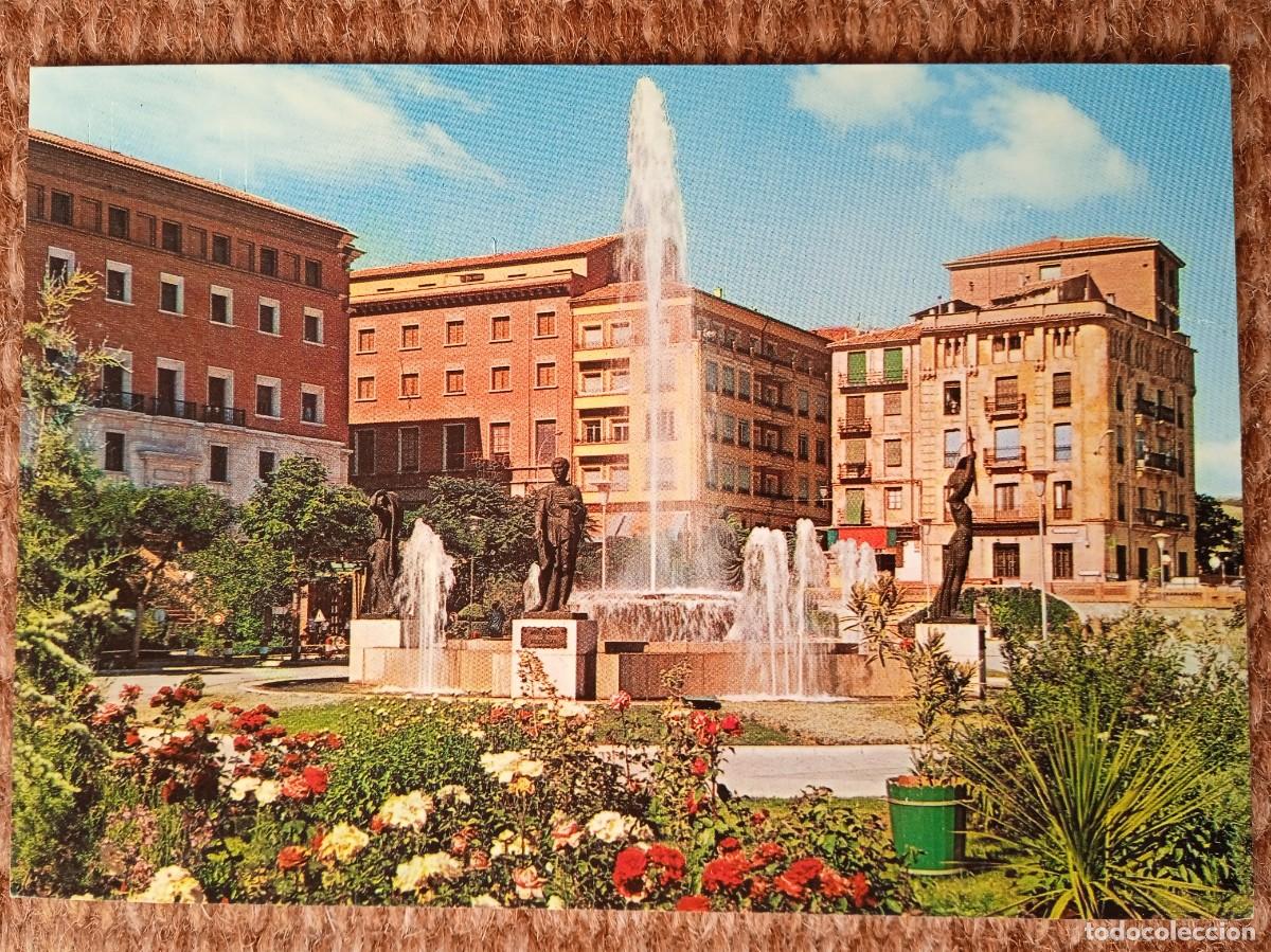 Postales: TERUEL - GLORIETA DEL GENERALISIMO - Foto 1