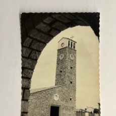 Postales: CANAL BARDENAS DEL TERMINÓ DE EJEA DE LOS CABALLEROS. POSTAL FOTOGRÁFICA IGLESIA (H.1960?)
