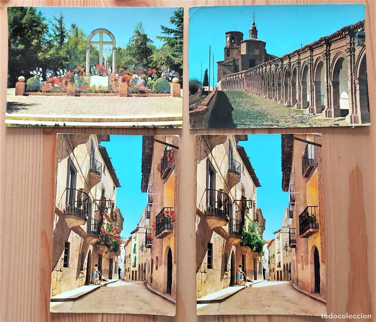 Postales: LOTE 4 POSTALES DE CASCANTE (NAVARRA) - Foto 1