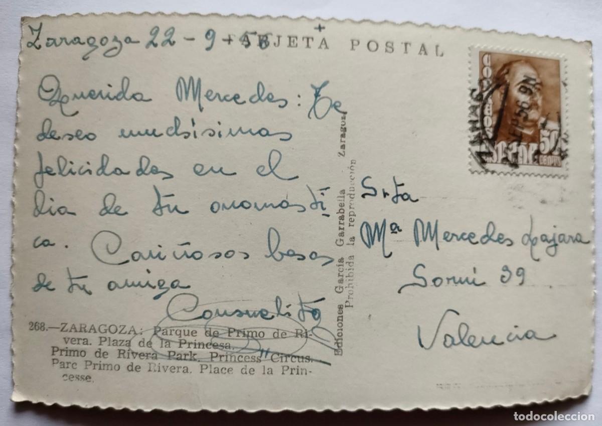 Postales: ZARAGOZA LOTE 6 POSTALES - Foto 8