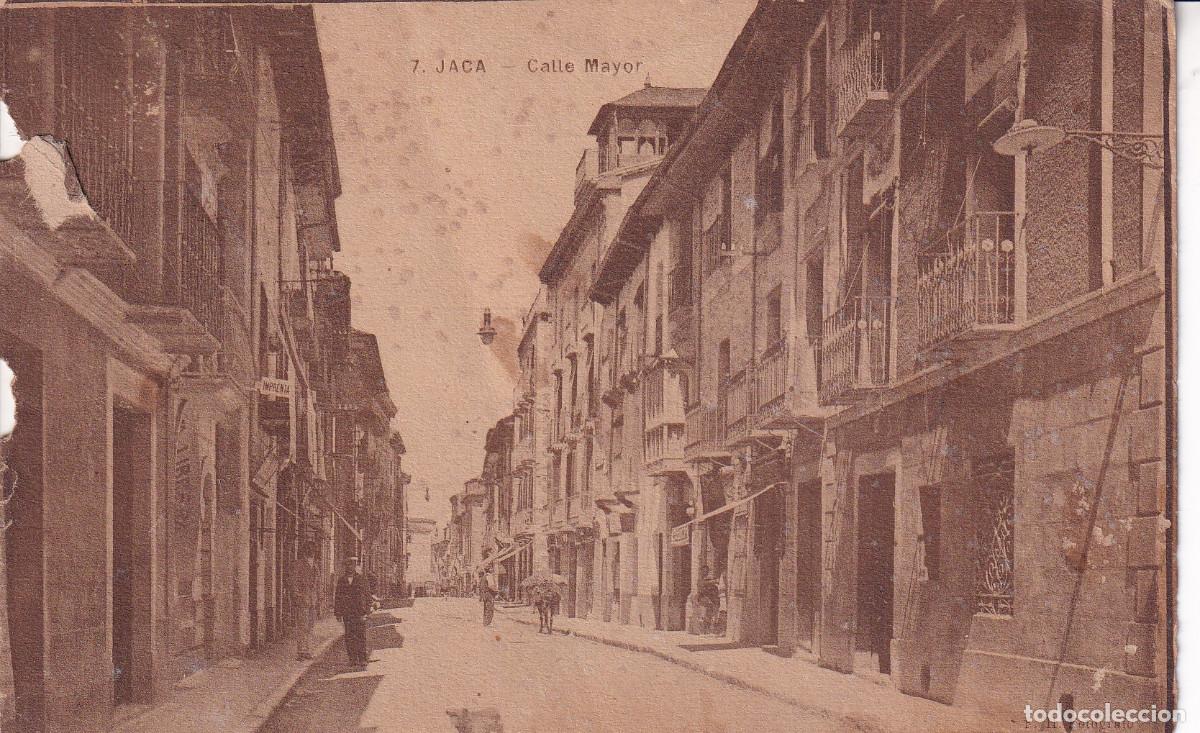 Postales: ZARAGOZA JACA CALLE MAYOR - Foto 1