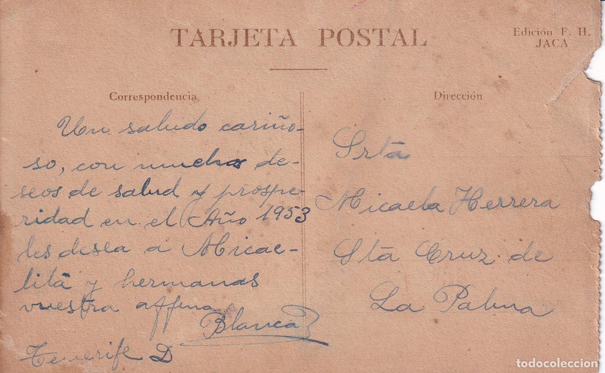Postales: ZARAGOZA JACA CALLE MAYOR - Foto 2