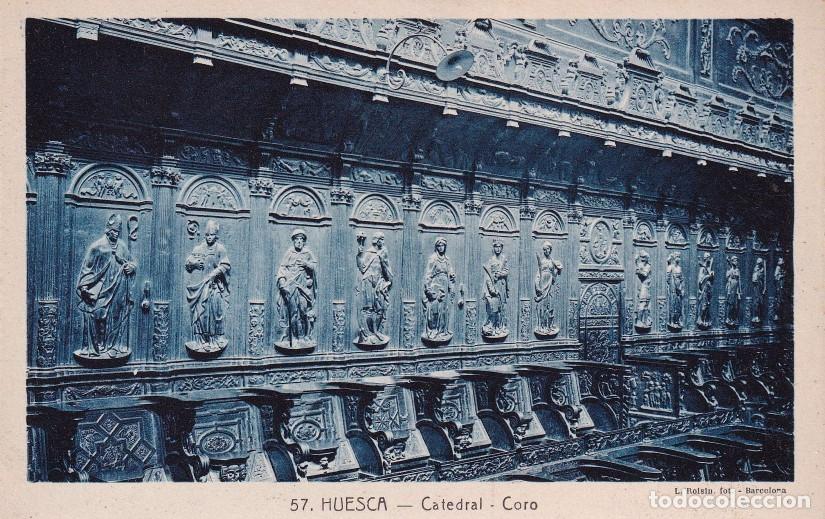 Postales: HUESCA - CATEDRAL. CORO - Foto 1