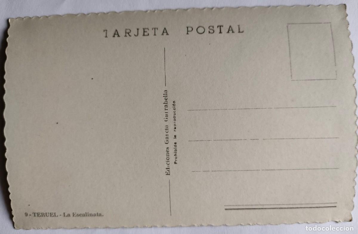 Postales: TERUEL LA ESCALINATA - Foto 2
