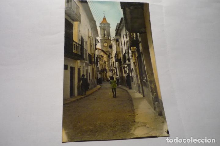 Postales: postal sastayo calle mayor coloreada