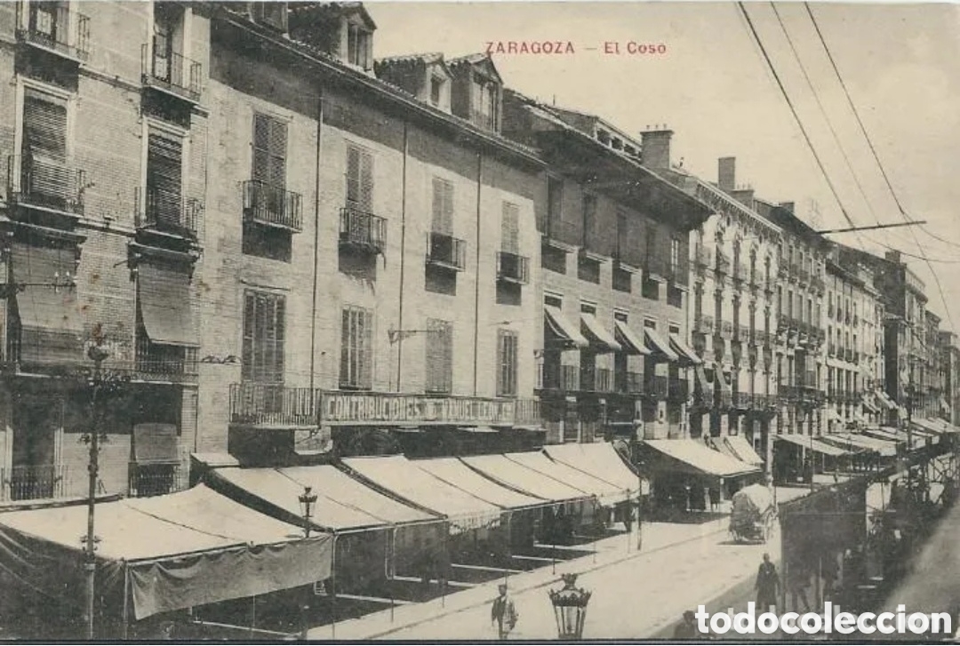 Postales: ESPA&Ntilde;A - ZARAGOZA - EL COSO - Foto 1