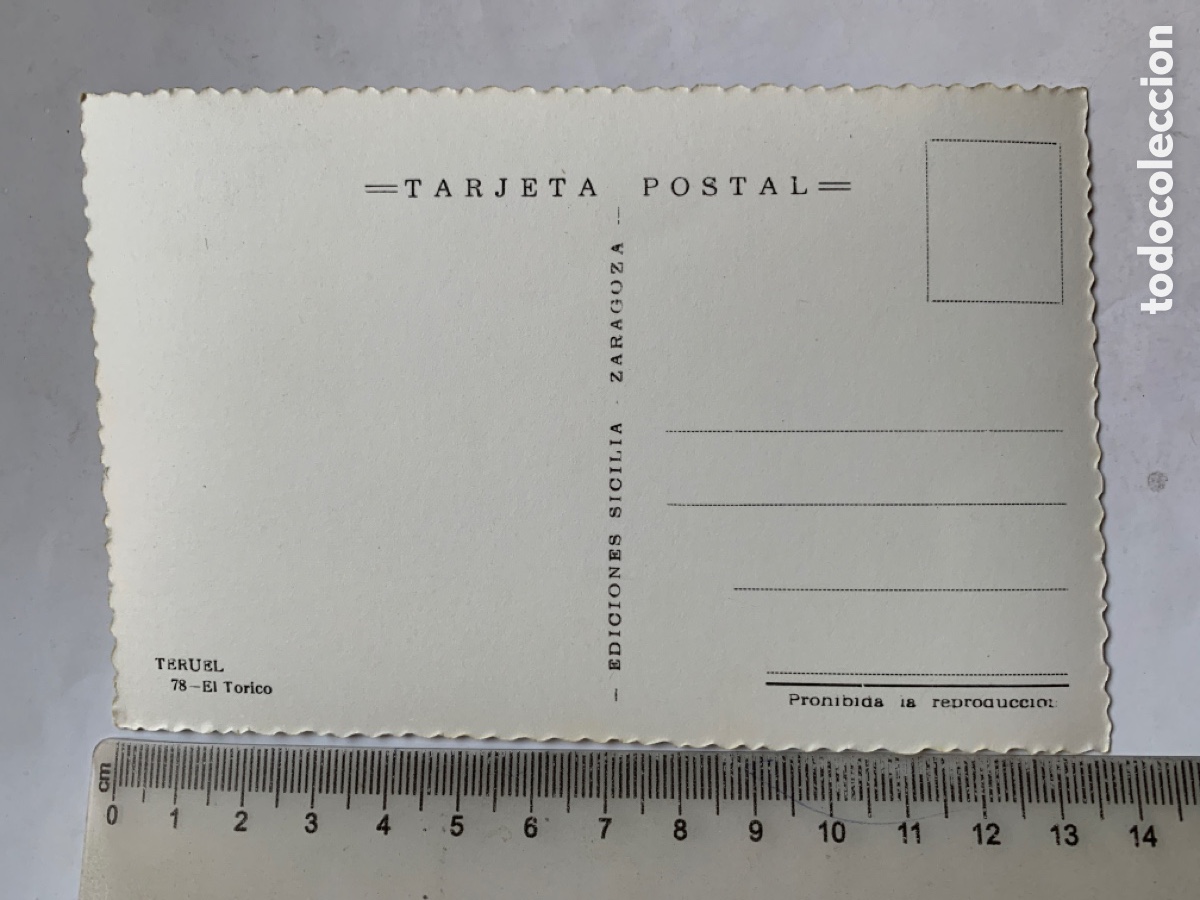 Postales: POSTAL. TERUEL. EL TORICO. EDICIONES SICILIA. - Foto 2