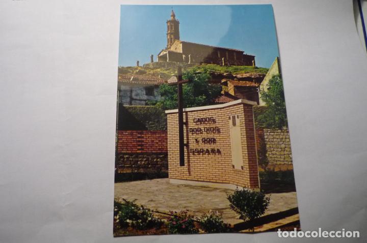 Cartes Postales: postal escatron -monumento caidos y ermita sta.agueda escrita