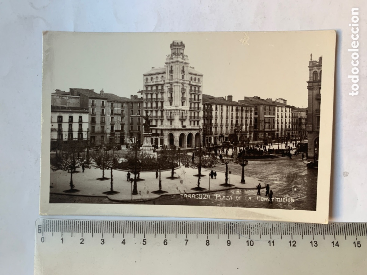 Postales: POSTAL. ZARAGOZA. PLAZA DE LA CONSTITUCI&Oacute;N. - Foto 1