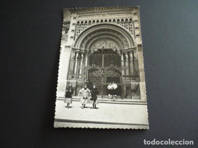 Postales: TERUEL PUERTA PRINCIPAL DE LA CATEDRAL - Foto 1