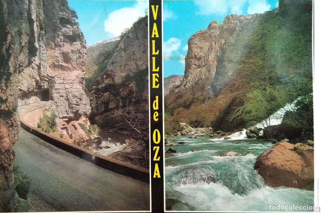 Postcards: Hecho. 326 Boca del Infierno y Ruta al Valle de Oza, sobre el r&iacute;o Arag&oacute;n-Subord&aacute;n. Foto Pe&ntilde;arroya. N