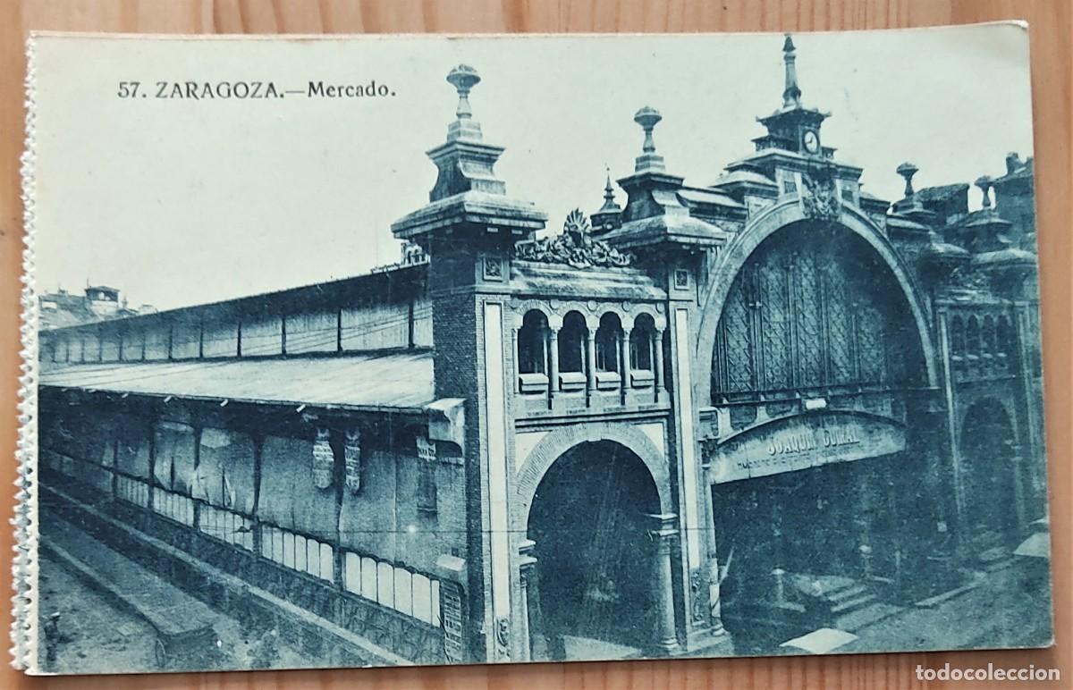 Postales: 57. ZARAGOZA. MERCADO - SIN CIRCULAR - Foto 1