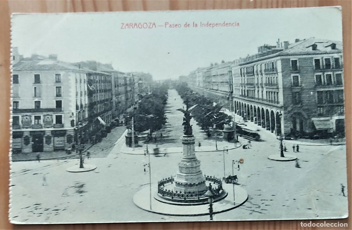 Postales: ZARAGOZA. PASEO DE LA INDEPENDENCIA - SIN CIRCULAR - Foto 1