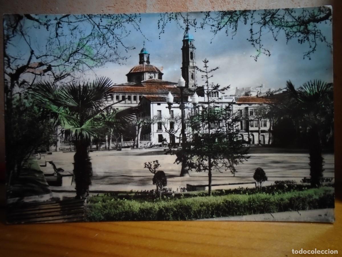 Postales: CALATAYUD(ZARAGOZA)POSTAL ESCRITA 1966.EDIC.SICILIA N&ordm;21.PLAZA DEL GENERALISIMO.