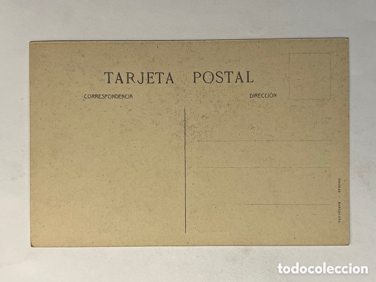 Postales: ZARAGOZA Postal El Mercado. Edic. Thomas (h.1920?) S/C - Foto 2