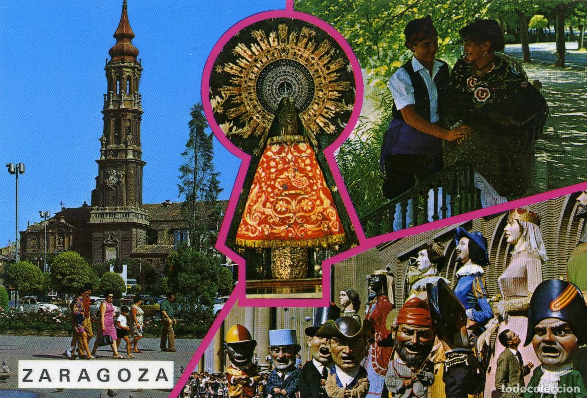 Postales: ZARAGOZA - GIGANTES - Foto 1