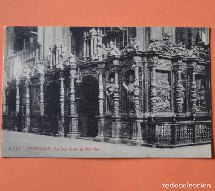 Postales: LA SEO - LATERAL DERECHA - ZARAGOZA - Foto 1