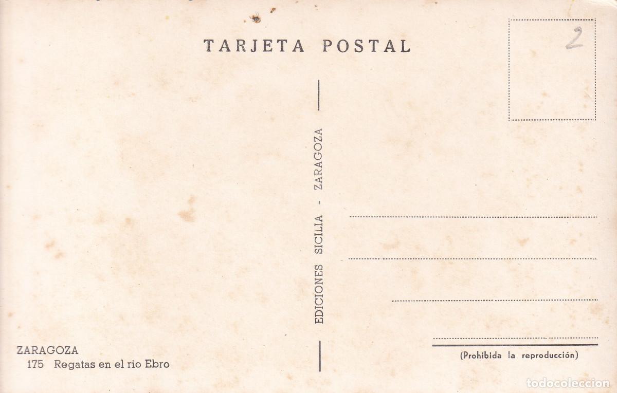 Postales: ZARAGOZA REGATAS EN EL RIO EBRO - Foto 2