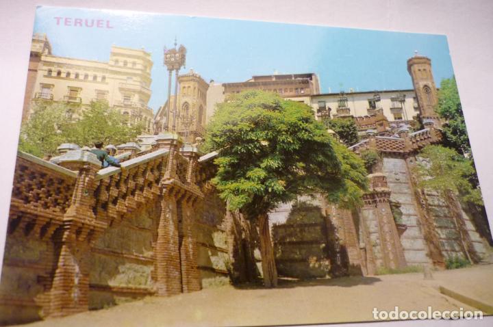 Postcards: POSTAL TEREUEL ESCALINATA CM