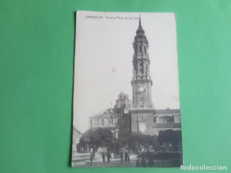 Postales: ZARAGOZA POSTAL ANTIGUA , BLANCO Y NEGRO - Foto 1