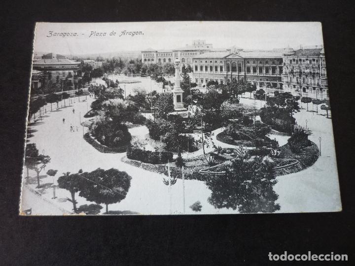 Postales: ZARAGOZA PLAZA DE ARAGON - Foto 1