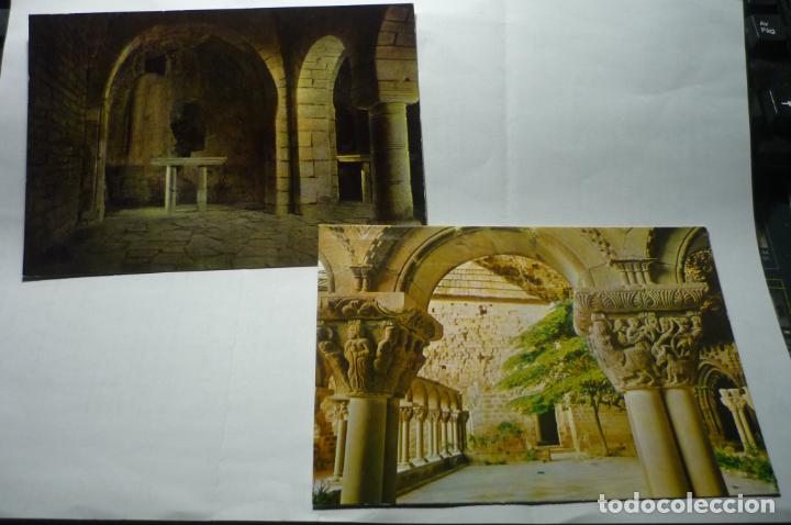 Postales: lote postales s.juan de la pe&ntilde;a-iglesia romanica