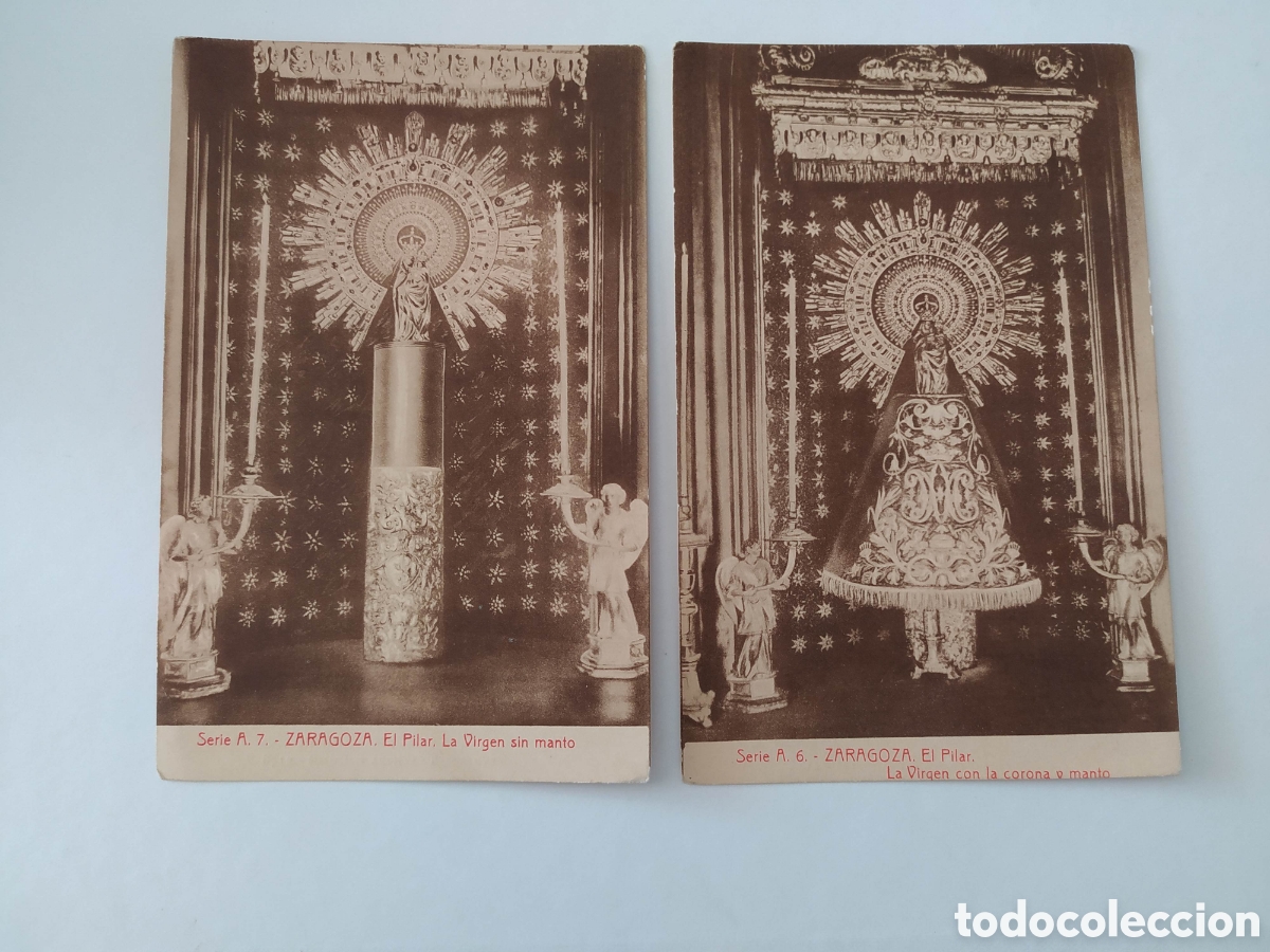 Postales: Virgen del Pilar,postales Zaragoza - Foto 1
