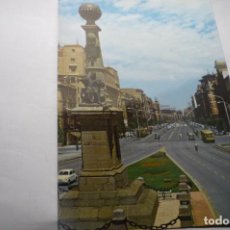 Postales: POSTAL ZARAGOZA-MONUMENTO JUSTICIAZGO Y PASEO INDEPENDENCIA