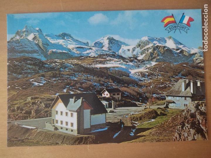 Postkarten: SOMPORT PIRINEO ARAGONES FRONTERA FRANCO ESPA&Ntilde;OLA ED PE&Ntilde;ARROYA 202 SC