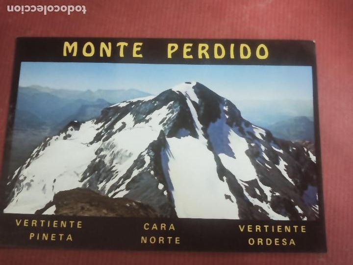 Postales: POSTAL 709. PIRINEO ARAGONES - MONTE PERDIDO. FOTO PE&Ntilde;ARROYA.