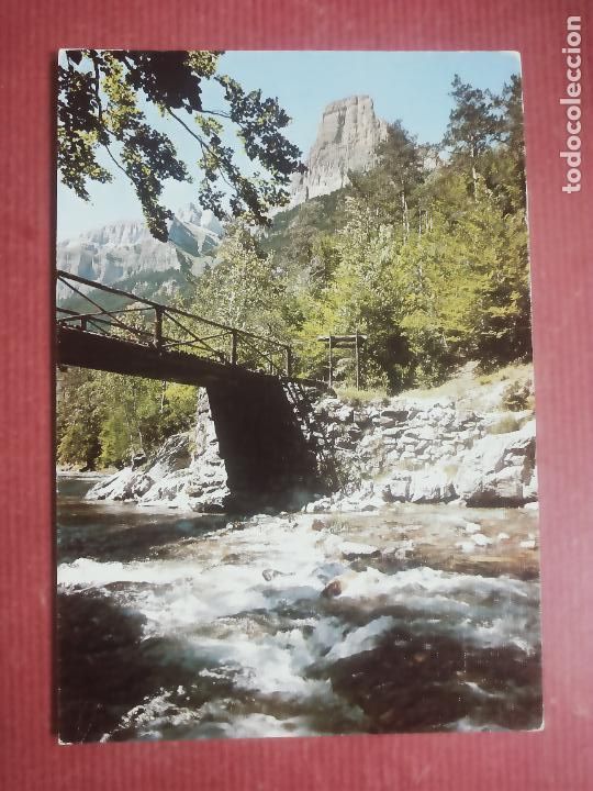 Postales: POSTAL N&ordm; 117 PARQUE NACIONAL DE ORDESA - PIRINEO ARAGONES -RIO ARAZAS - TOZAL DEL MALLO ED. SICILIA