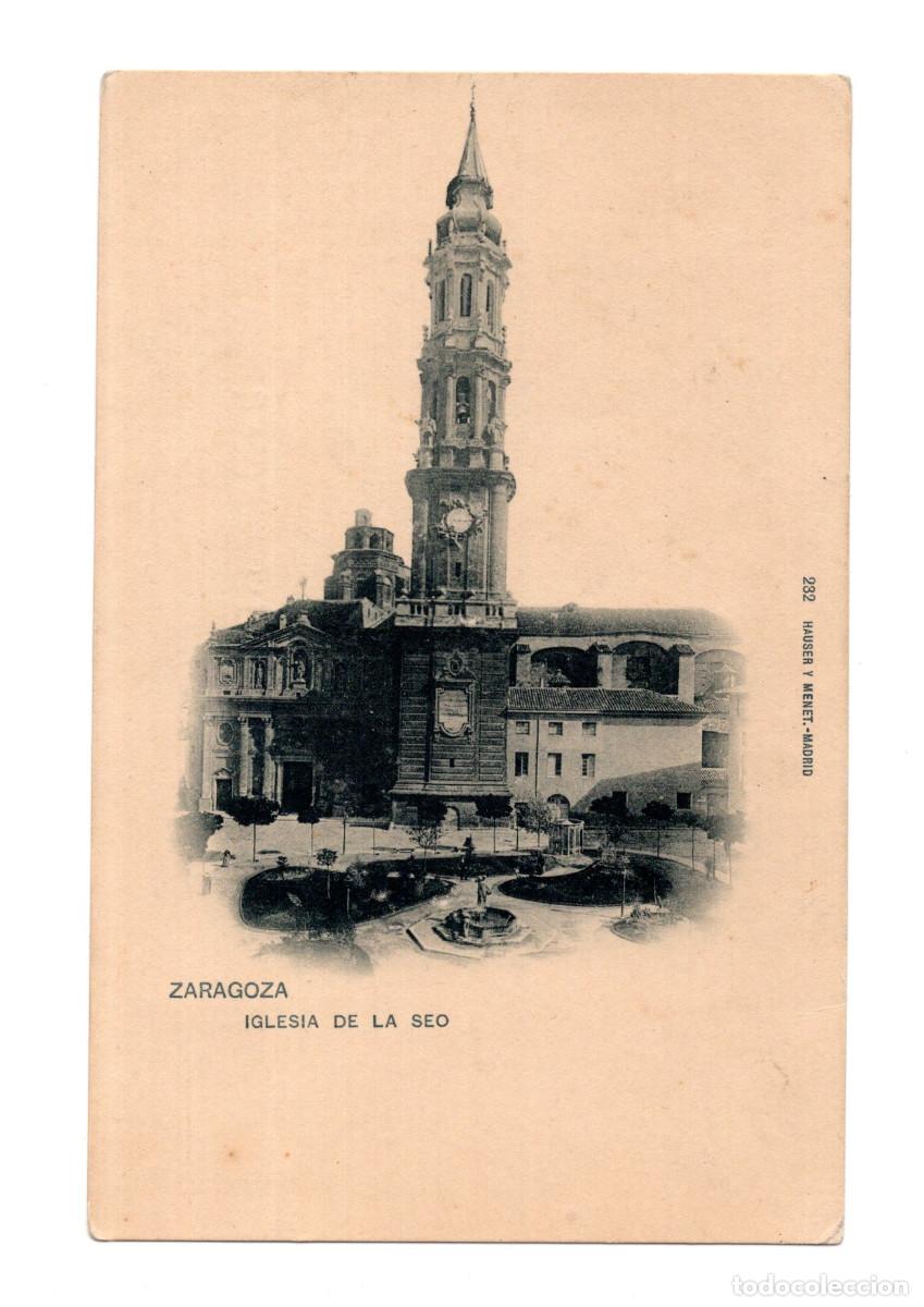 Postales: ZARAGOZA.- IGLESIA DE LA SEO. - Foto 1