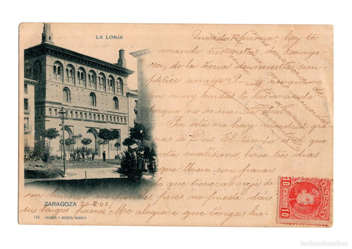 Postales: ZARAGOZA.- LA LONJA. - Foto 1