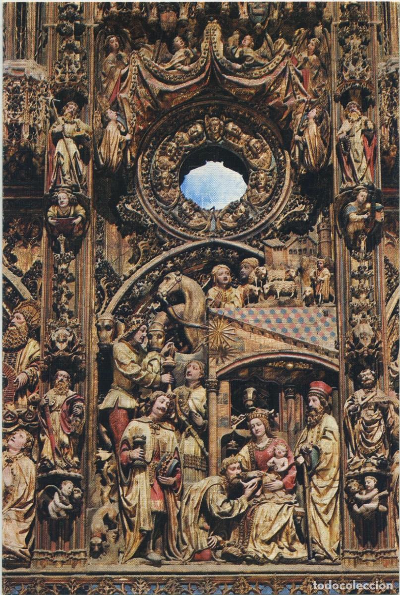 Postales: N&ordm; 157-ZARAGOZA. Hans de Suabia. La Epifan&iacute;a (Retablo mayor...) Sin circular. ED. LA MURALLA